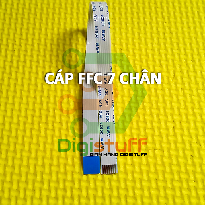 Cáp dẹt 7 chân awm 20624 80c 60v vw-1