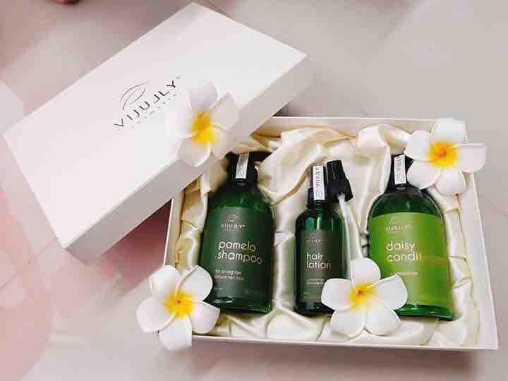 [HCM]Combo gội xịt xả bưởi Vy July