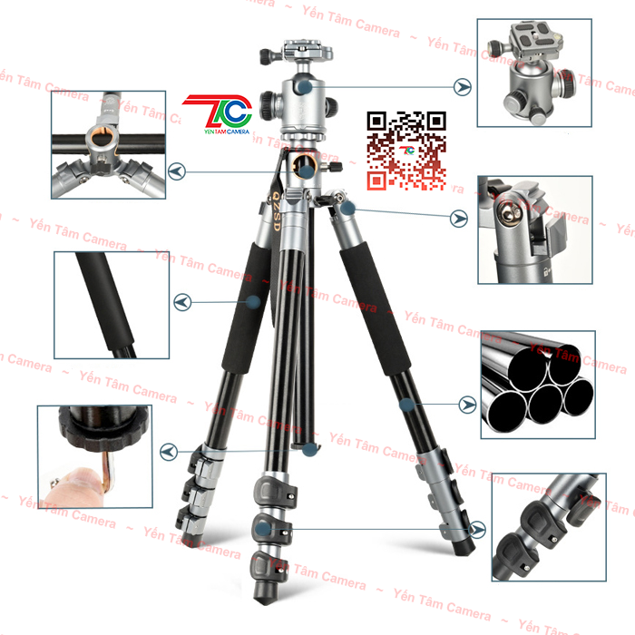Chân máy ảnh beike q868hb