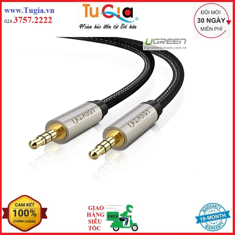 Ugreen aux cáp 3m av125-40782 - hàng chính hãng