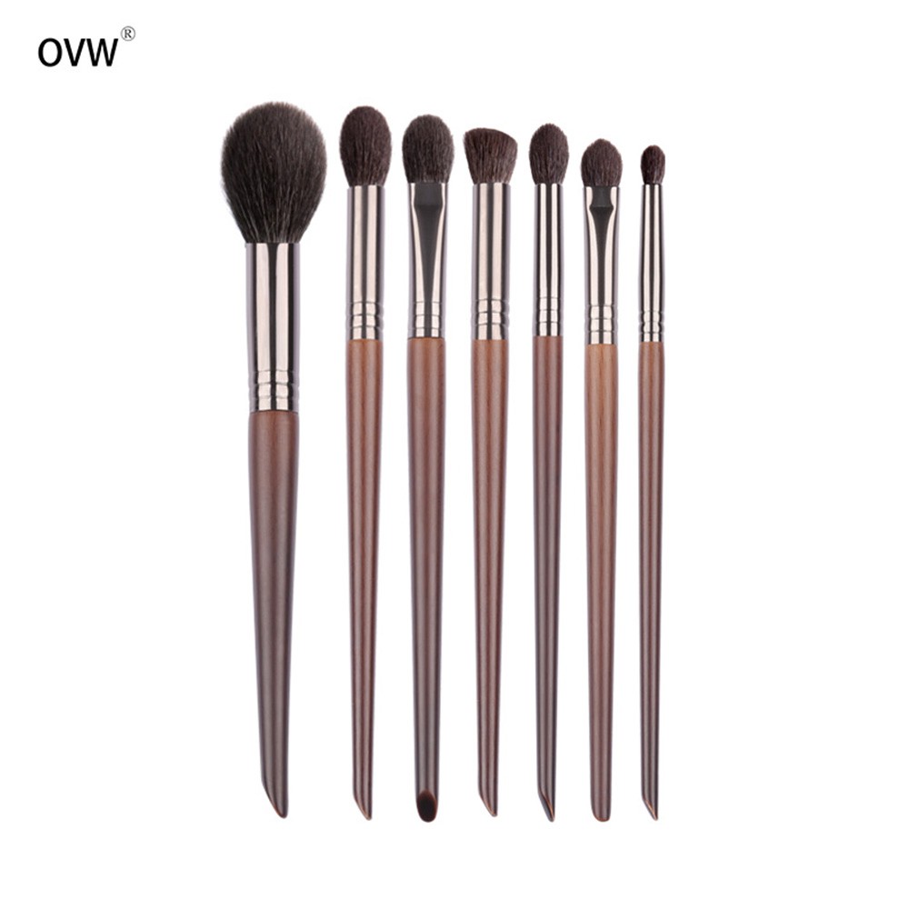 Set 7 cái cọ trang ovw xq57810111219 điểm lông dê bàn chải đánh phấn mắt