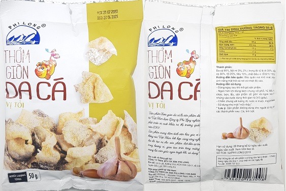 Da cá vị tỏi 50gr