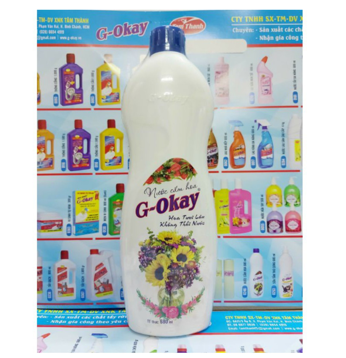 Nước cắm hoa tươi G-okay 680ml