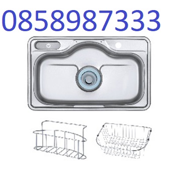 Chậu rửa bát 1 hố Sobisung SB-850-1 (850x515x210) , chậu rửa chén 1 hố sobisung , chậu rửa bát 1 hố đại, chậu rửa bát 1 hố Hàn Quốc