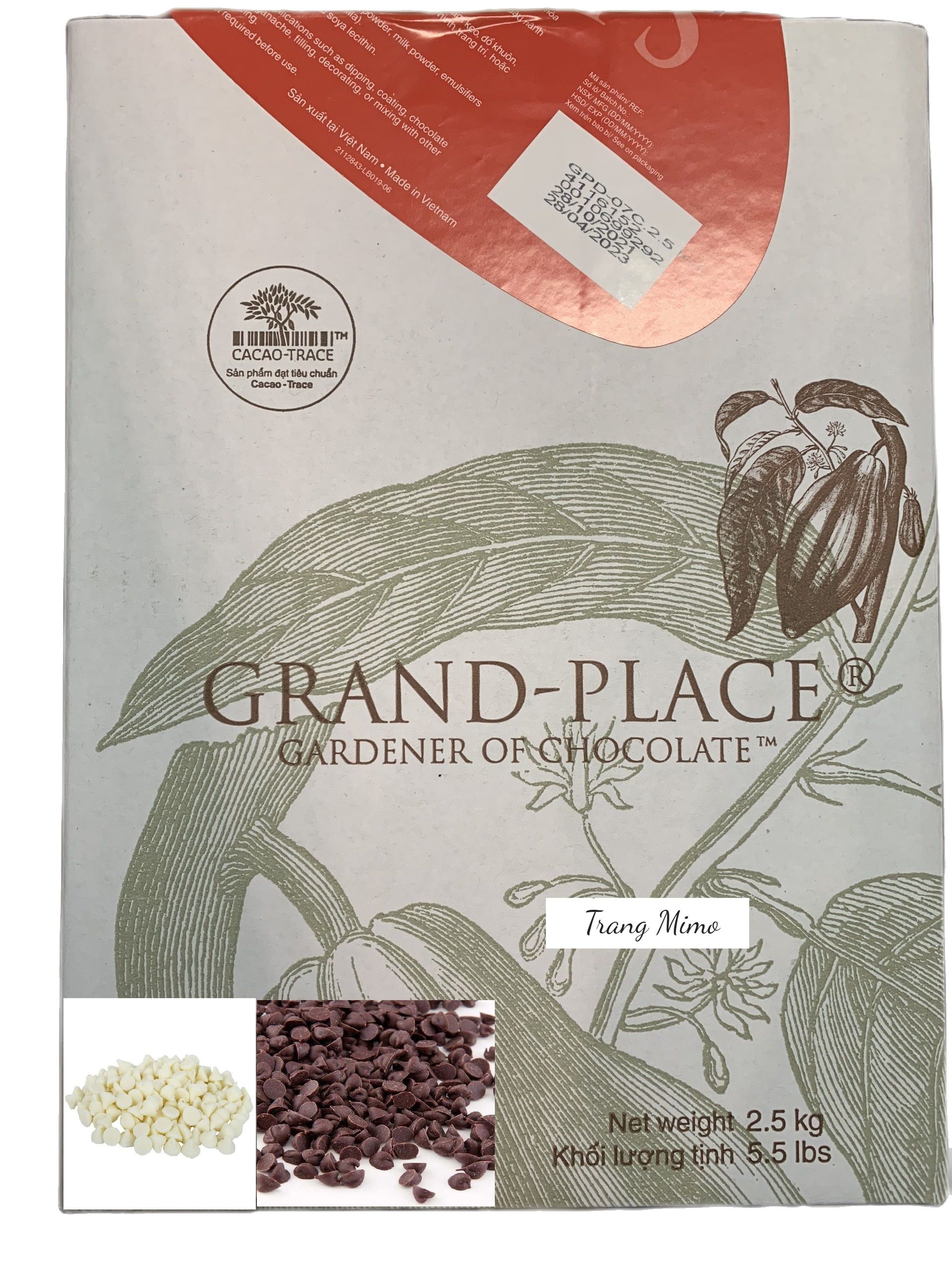 Socola chip Grand Place 100g / Chocochip 100g
