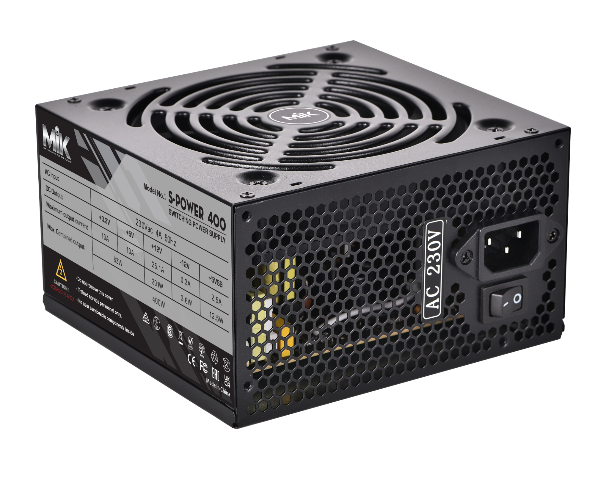 Nguồn mik 400w spower công xuất thực new chính hãng bảo hành 36 tháng