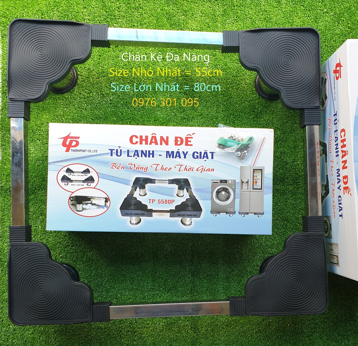 [Loại Lớn] Chân Kê Tủ Lạnh - Máy Giặt (Tự Điều Chỉnh)