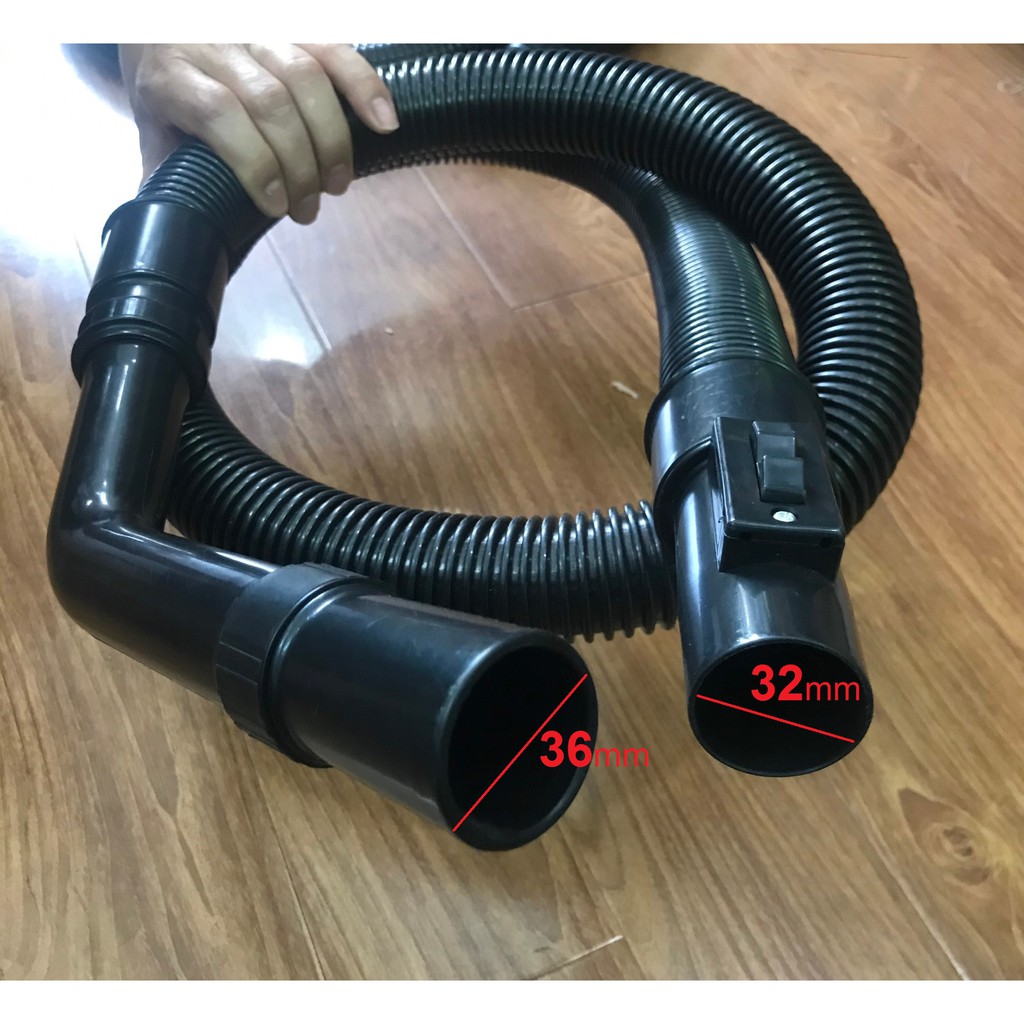 Ống mềm máy hút bụi đường kính 37mm, thanh nối hút bụi tiện dụng