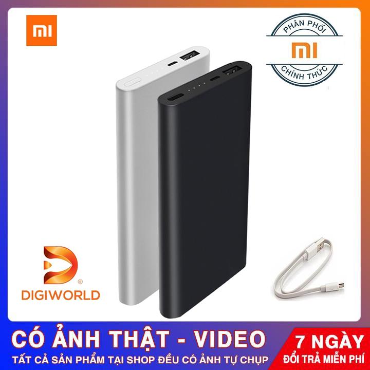 TẶNG CÁP SẠCBẢO HÀNH 1 NĂM]Pin Sạc Dự Phòng Xiaomi GEN 2S 10000 mAh hỗ trợ sạc nhanh sạc cho nhiều thiết bị 1 lúcdùng được cho cả android và IOS