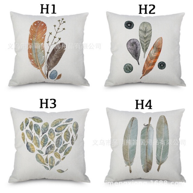 Gối tựa lưng sofa, gối ôm văn phòng vintage