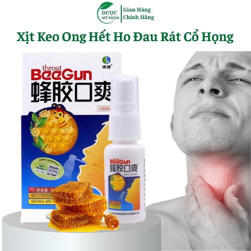 Xịt Họng Ngừa Viêm Hết Đau Rát Hết Ho Ngay Sau Khi Xịt Làm Dịu Và Sạch Khuẩn Trong Họng 20ml