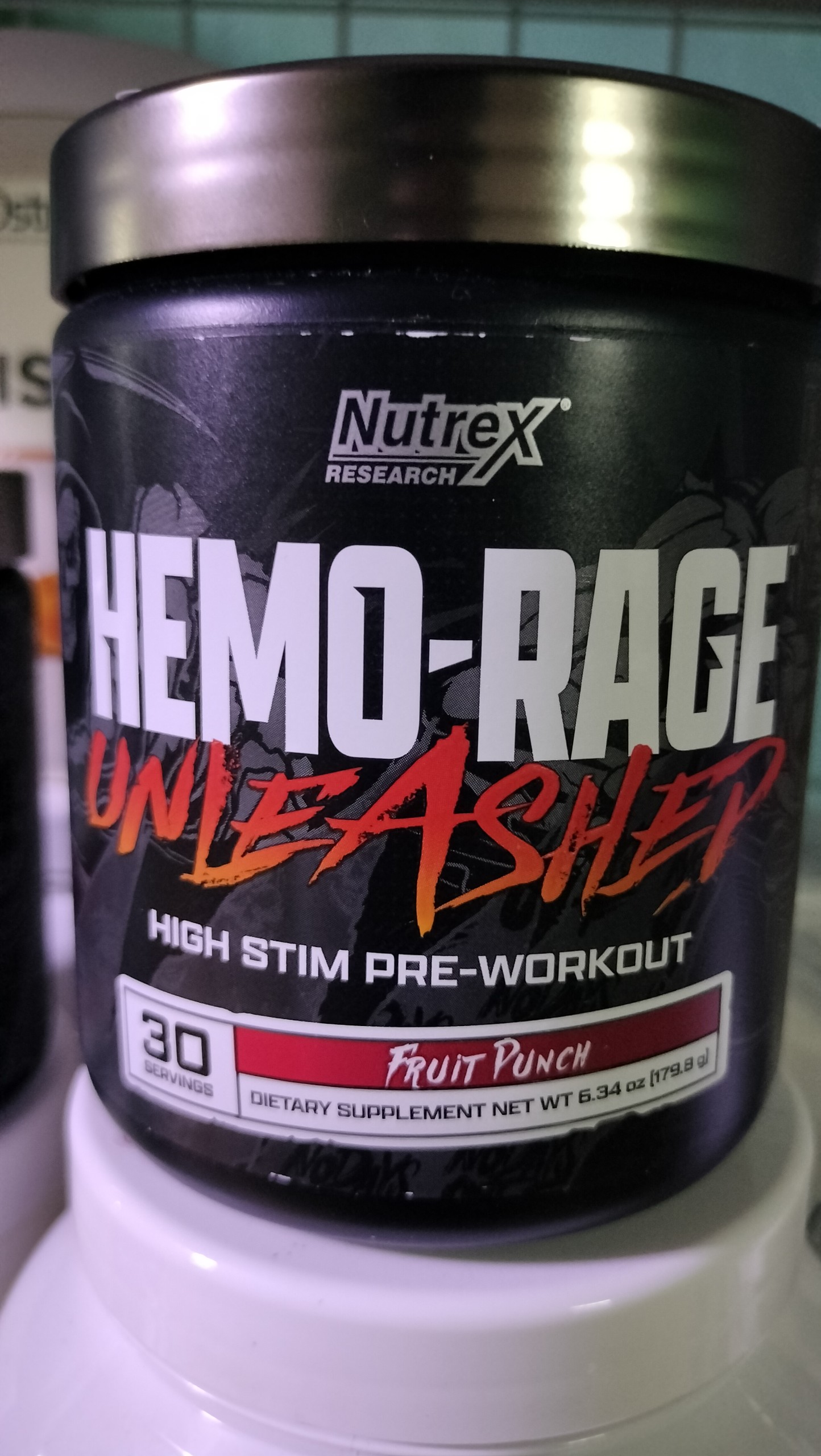 Hemo-Rage Pre Workout 30 lần dùng Nutrex - Tăng sức mạnh tỉnh táo tăng hiệu suất tập
