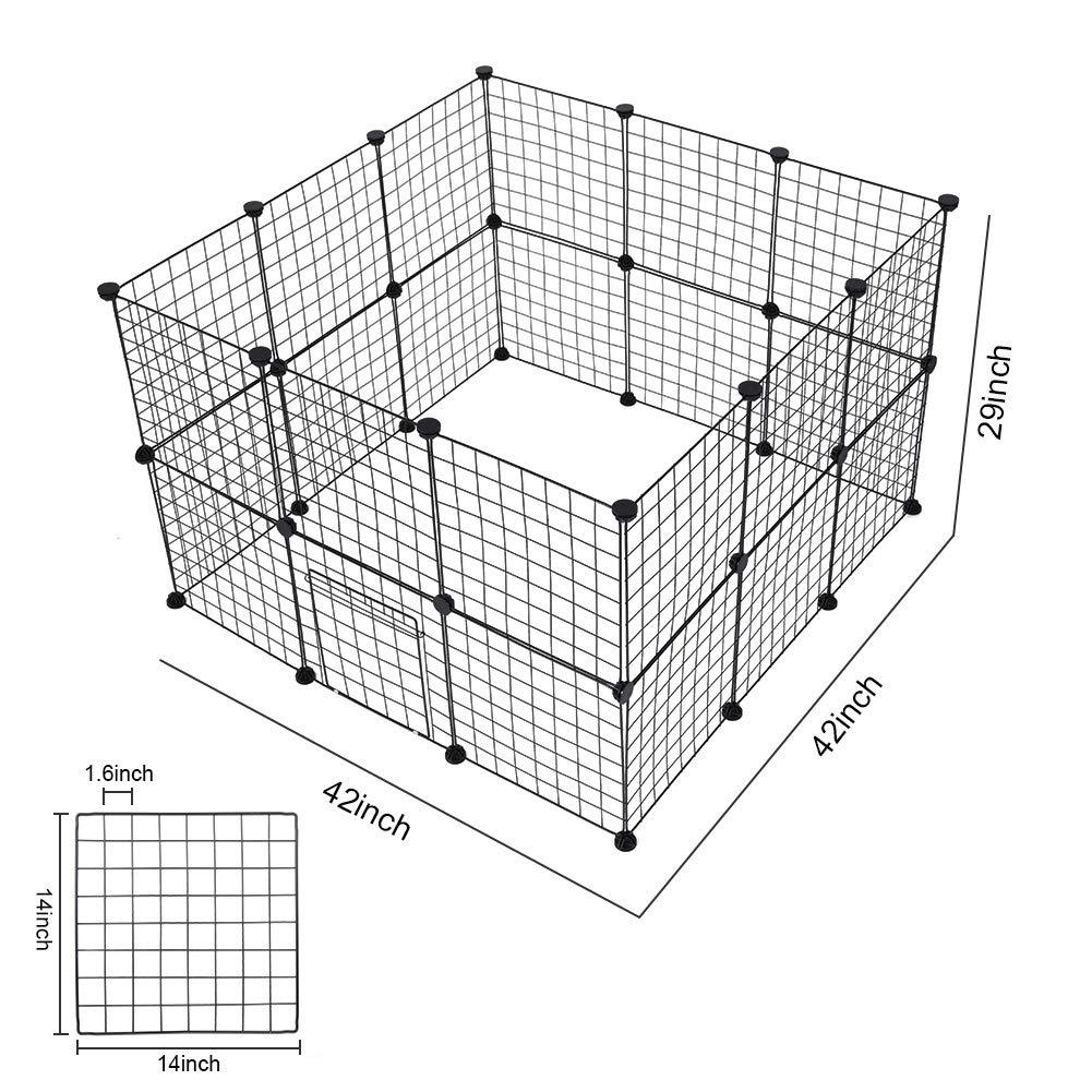 CHUỒNG CHÓ- CHUỒNG QUÂY THÚ CƯNG LẮP GHÉP ĐA NĂNG- COMBO 23 LƯỚI SẮT SƠN TĨNH ĐIỆN VÀ 1 CỬA NHỰA , NHẸ, DỄ THÁO RÁP, ĐỂ TRONG NHÀ VÀ NGOÀI TRỜI