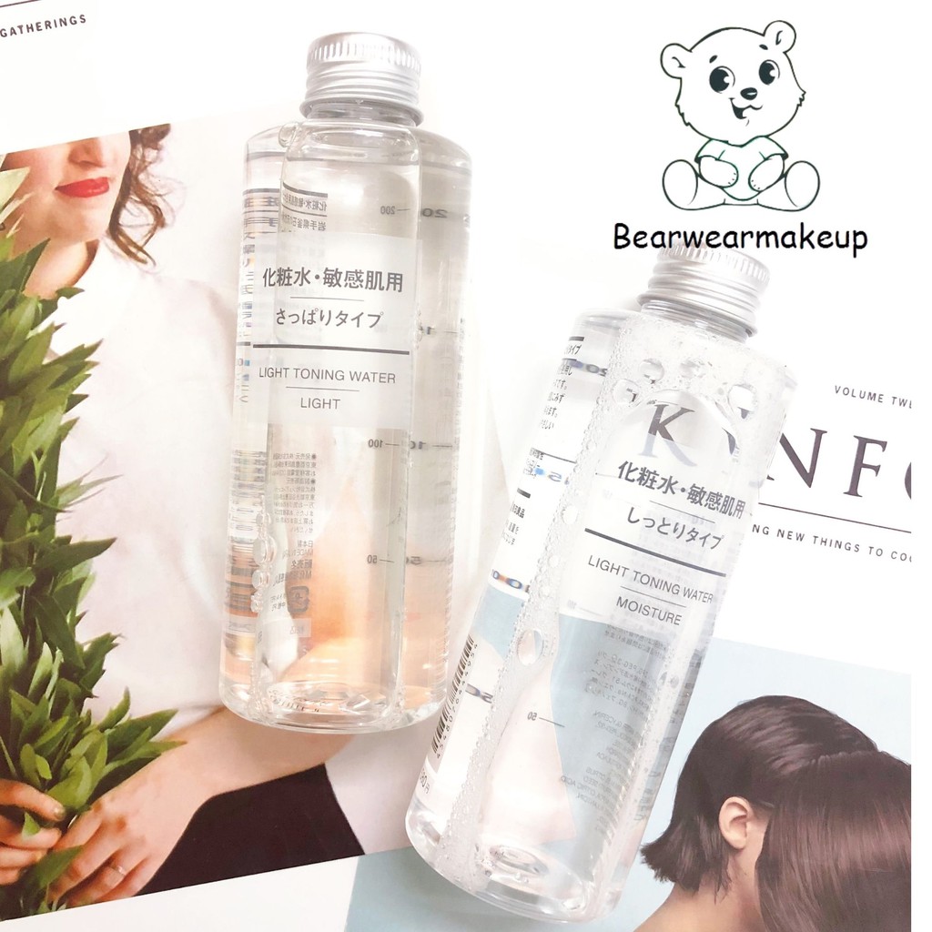 Nước hoa hồng Muji Light Toning Water Lotion 200ml