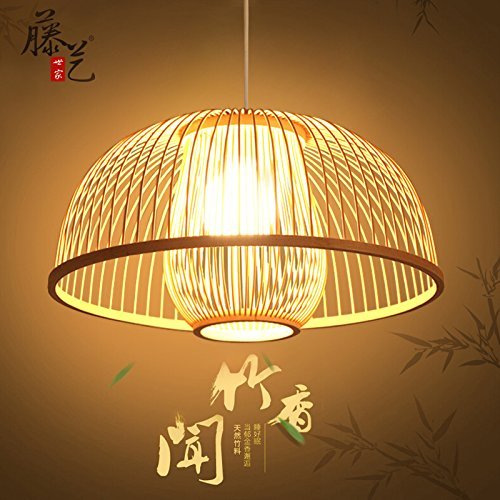 Đèn tăm tre | đèn trang trí thả trần 3