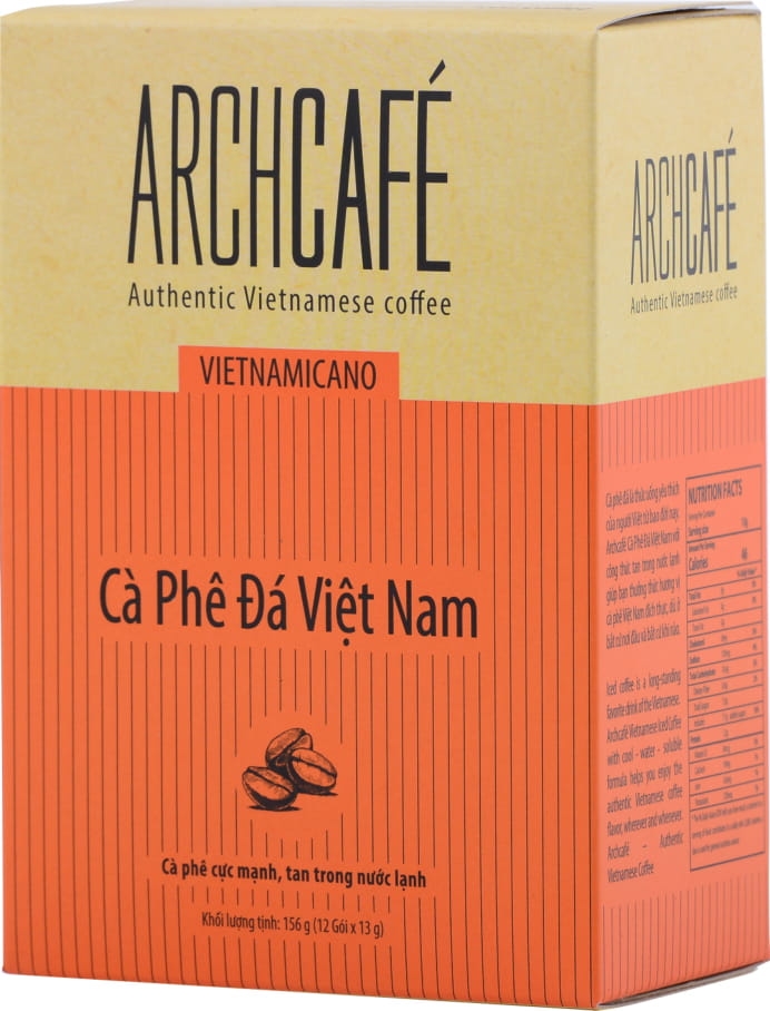 Cà phê đá Việt Nam Archcafe hộp 12 gói 13g