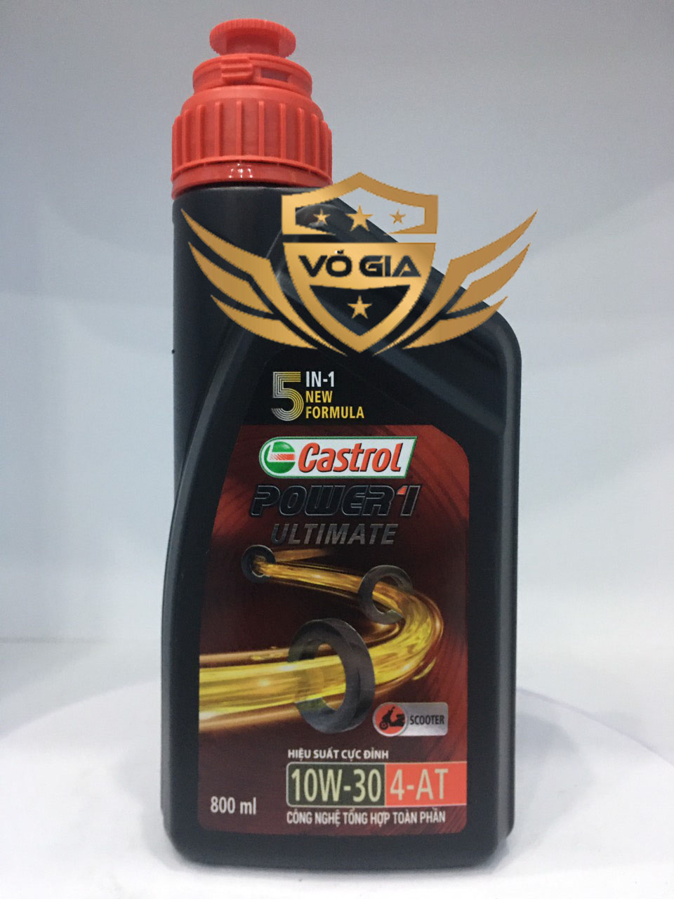Dầu nhớt xe tay ga castrol power 1 -ultimate 10w30 0.8l