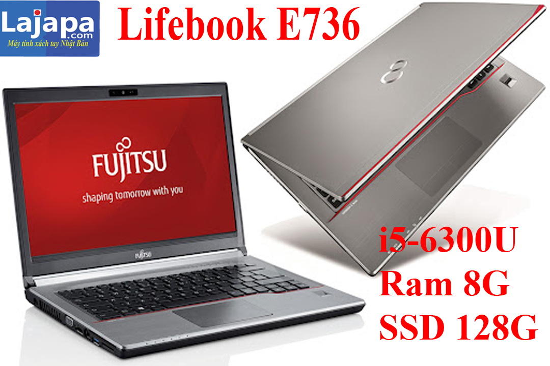 Fujitsu Máy tính xách tay, laptop gia rẻ Fujitsu lifebook E736☆Core i5-6300U/, 13,3 inch HD Laptop Nhật Bản LAJAPA máy tính laptop nội địa nhật, laptop mini nhỏ nhẹ, laptop i5 mạnh mẽ, laptop giá rẽ cho học sinh, laptop cơ bản phù hợ
