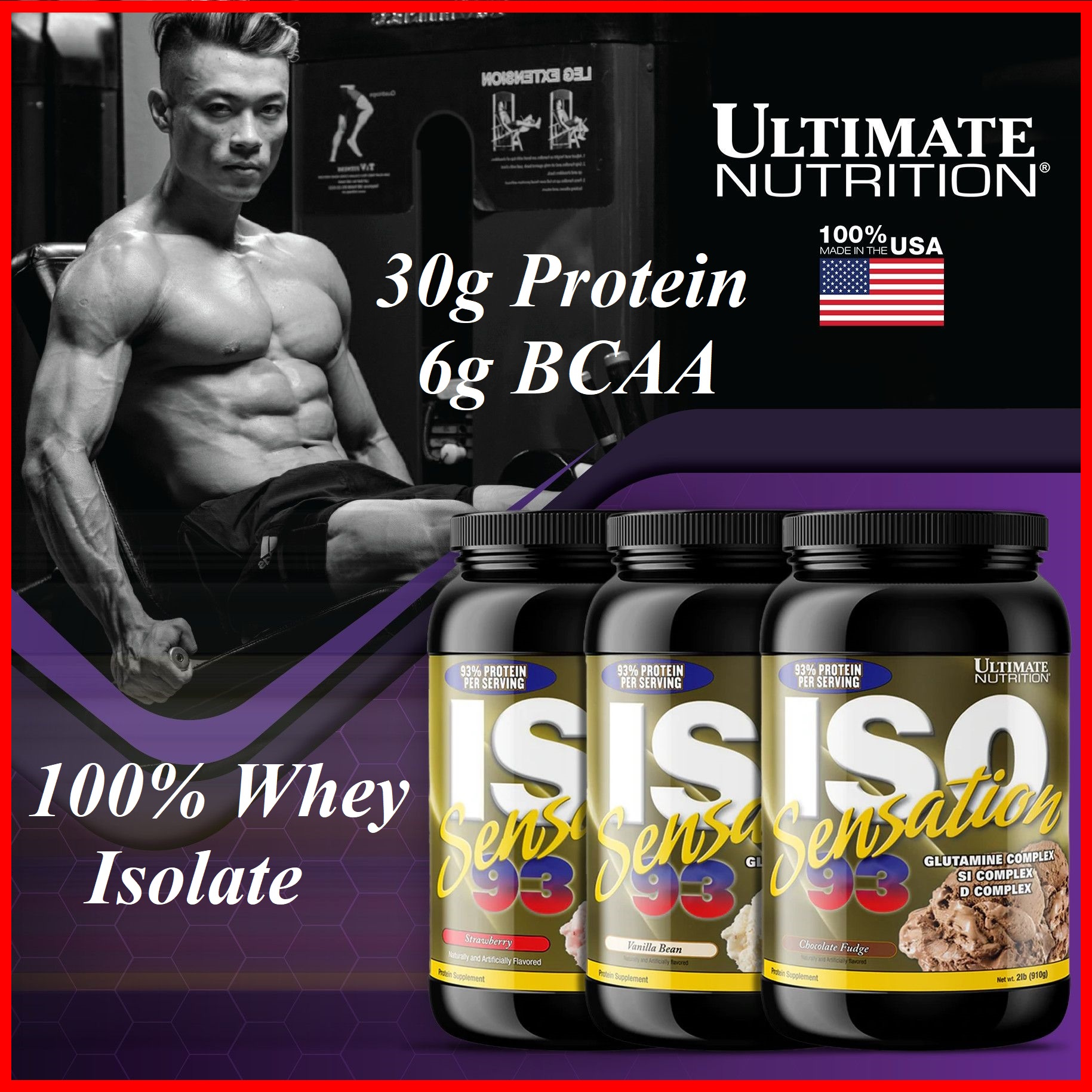 Whey Protein Iso 93 2Lbs – Bổ sung Protein hàm lượng cao, phục hồi Cơ bắp, Tăng Cơ