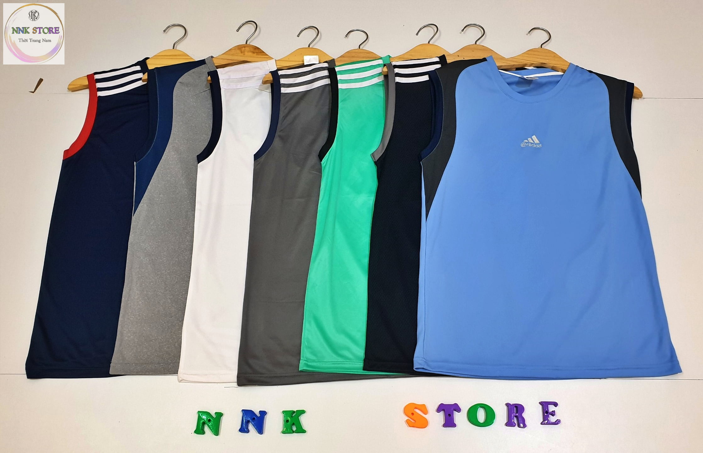 [HCM] Áo Thun Ba Lỗ Thể Thao Nam From Rộng Sát Nách Body NNKSTORE Size từ 45 - 80kg