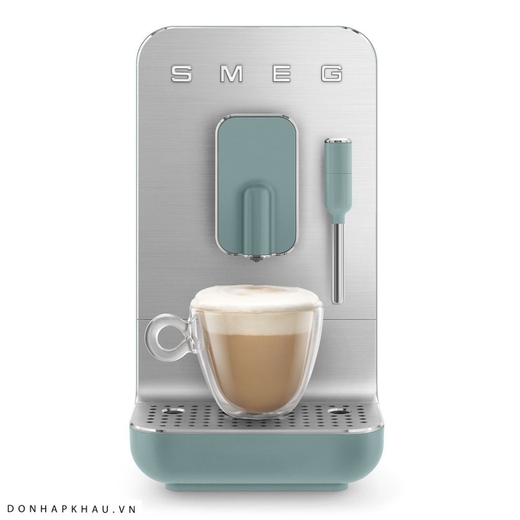 Bcc02 máy pha cà phê espresso smeg bcc02egmeu, emerald green, thermoblock, 19 bar