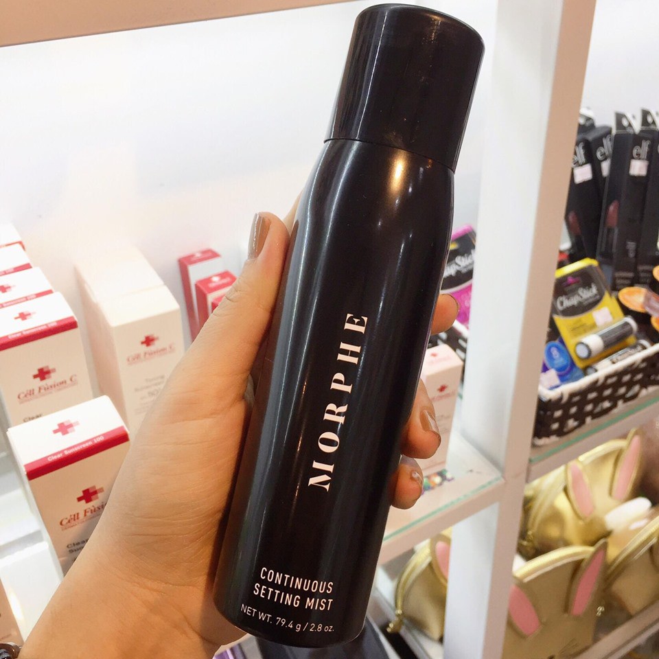 Xịt giữ makeup Morphe Continuous Setting Spray, chất lượng đảm bảo, cam kết hàng đúng mô tả và cung cấp các sản phẩm đang được săn đón trên thị trường