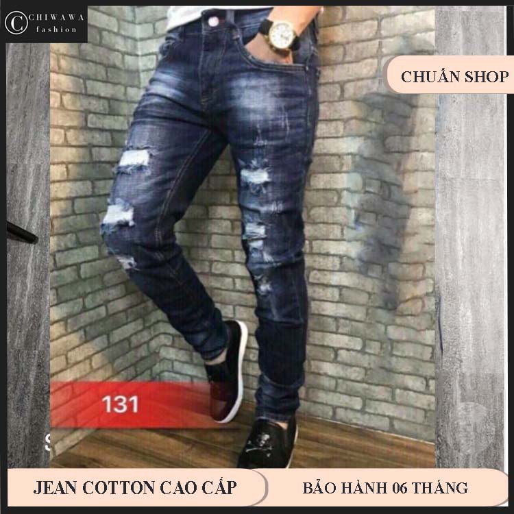 Quần jean nam hàng shop chuẩn form đẹp - cotton co dãn - mua ngay - jta15