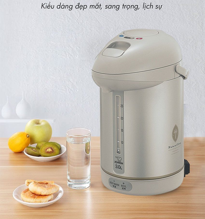 Bình thủy điện zojirushi zobtcwppq30tk hàng chính hãng