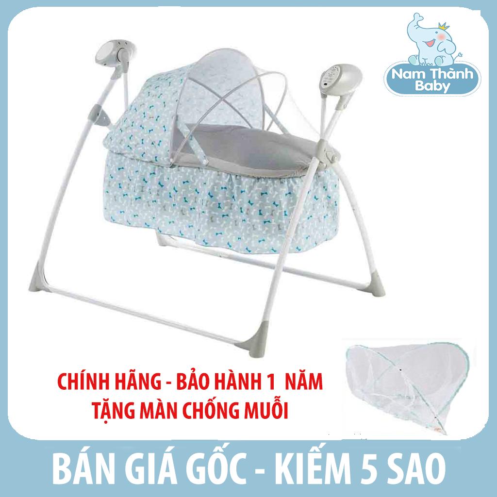 Nôi tự động cao cấp Mastela điều khiển từ xa, có nhạc SG237