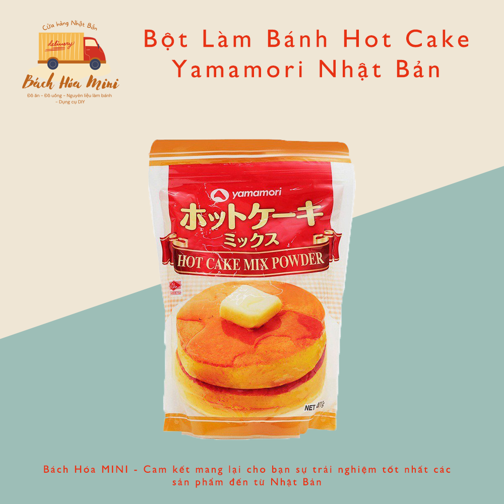 Bột làm bánh hot cake mix powder yamamori 400g nhập từ nhật bản - bách hoá mini