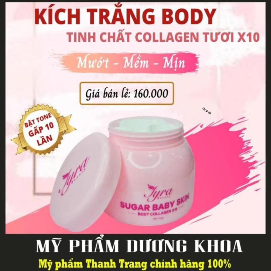 KEM KÍCH TRẮNG BODY SUGAR BABY SKIN - CÔNG TY THANH TRANG [TD92]  - MỸ PHẨM CHÍNH HÃNG DƯƠNG KHOA