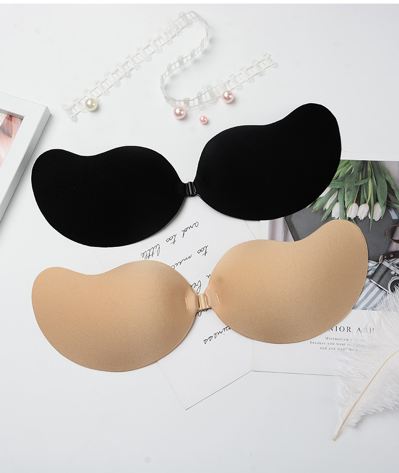 Áo bra dán cài trước đệm mỏng có nâng ngực, miếng dán ngực silicon siêu dính, dán xoài