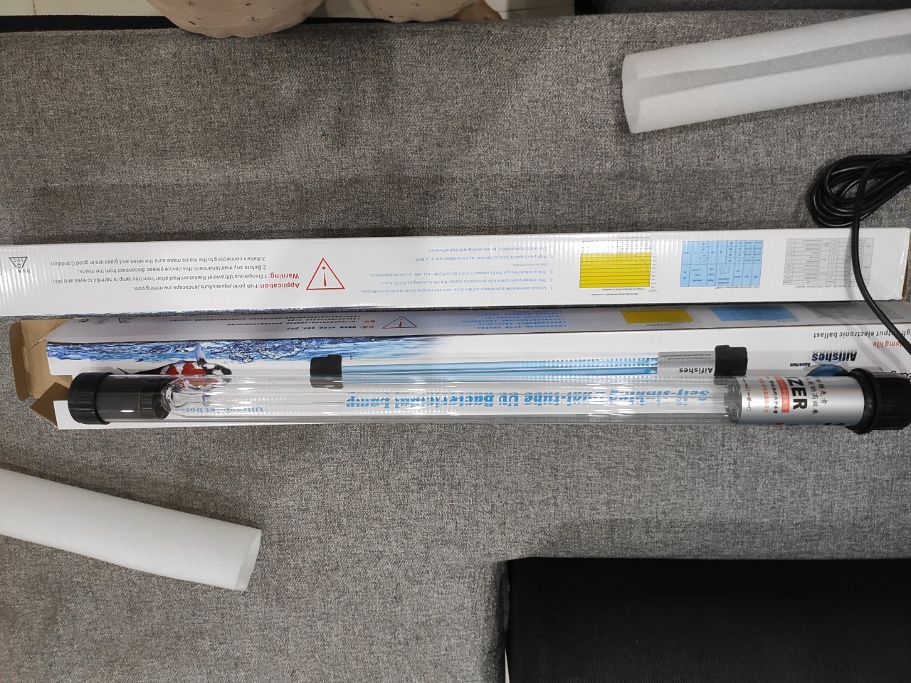 Đèn UV diệt tảo hồ koi 75W hiệu FORT DI