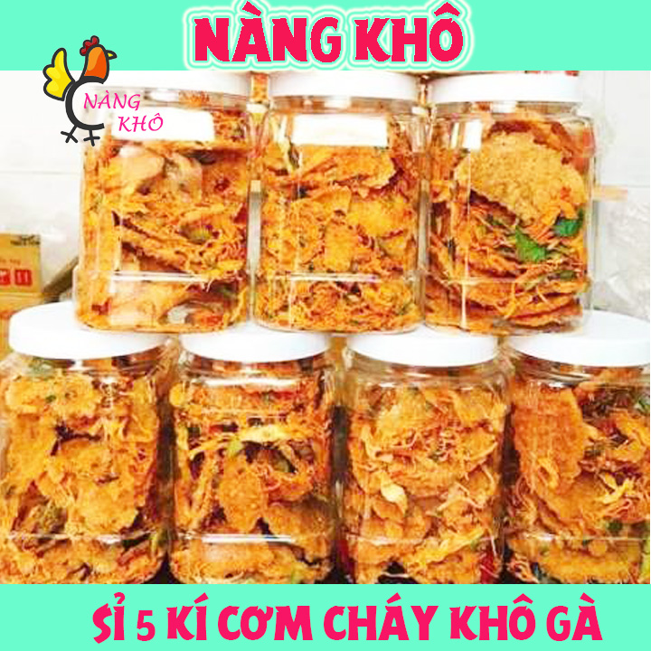 Sỉ 5 kí cơm cháy khô gà loại ngon  Nàng Khô
