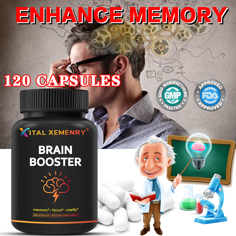 Viên bổ não nootropic capsule booster - tăng cường tập trung, cải thiện khả năng tập trung, cải thiện trí nhớ và trí tuệ cho nam & nữ