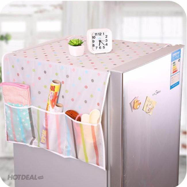 Tấm phủ tủ lạnh có túi đựng
