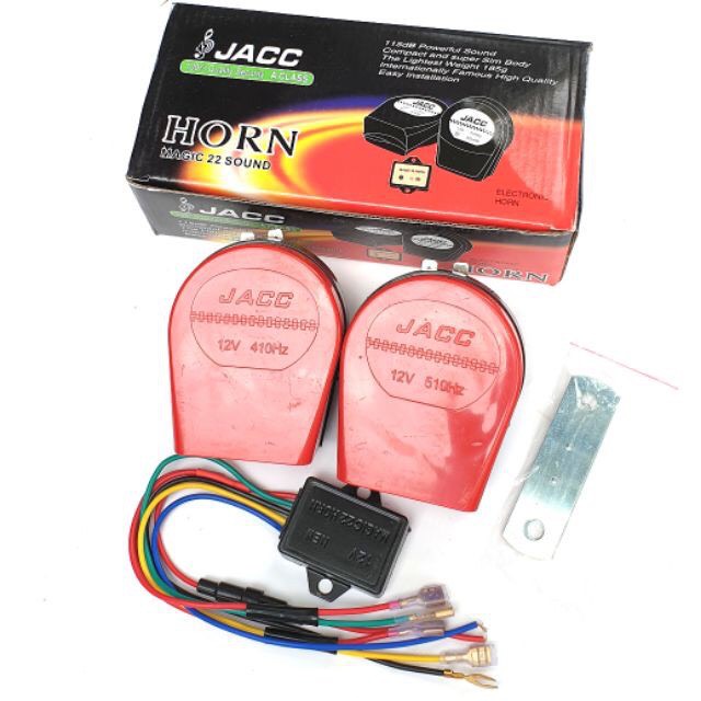 Còi ngân 8 tiếng 12v cho xe máy - ôtô