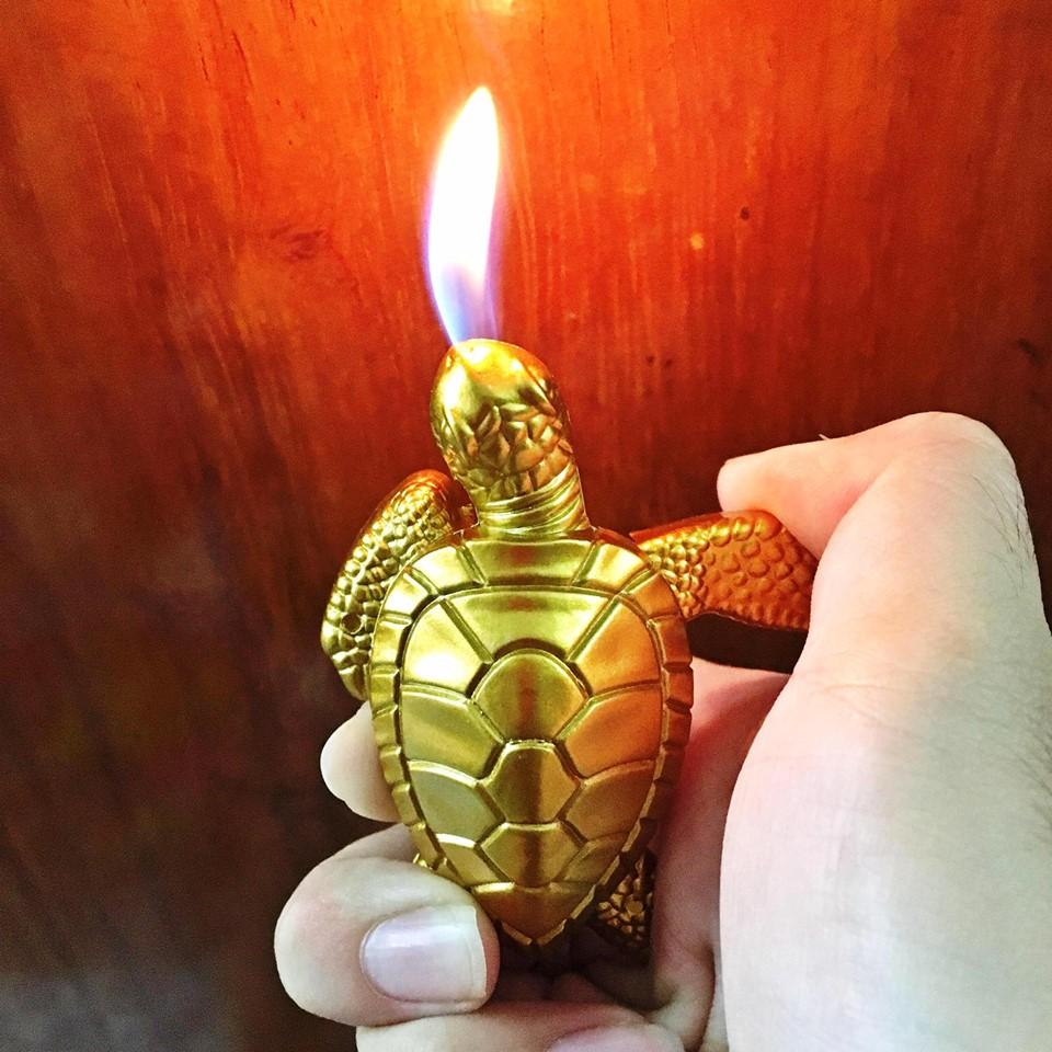 [HCM]BẬT LỬA HÌNH CON RÙA VÀNG - (XÀI GAS)