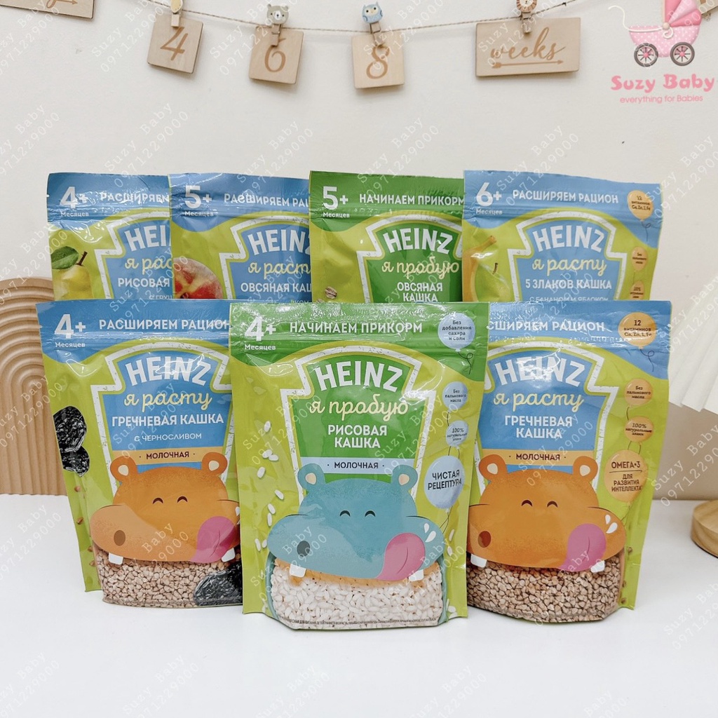 Bột ăn dặm Heinz Nga gói 200gr