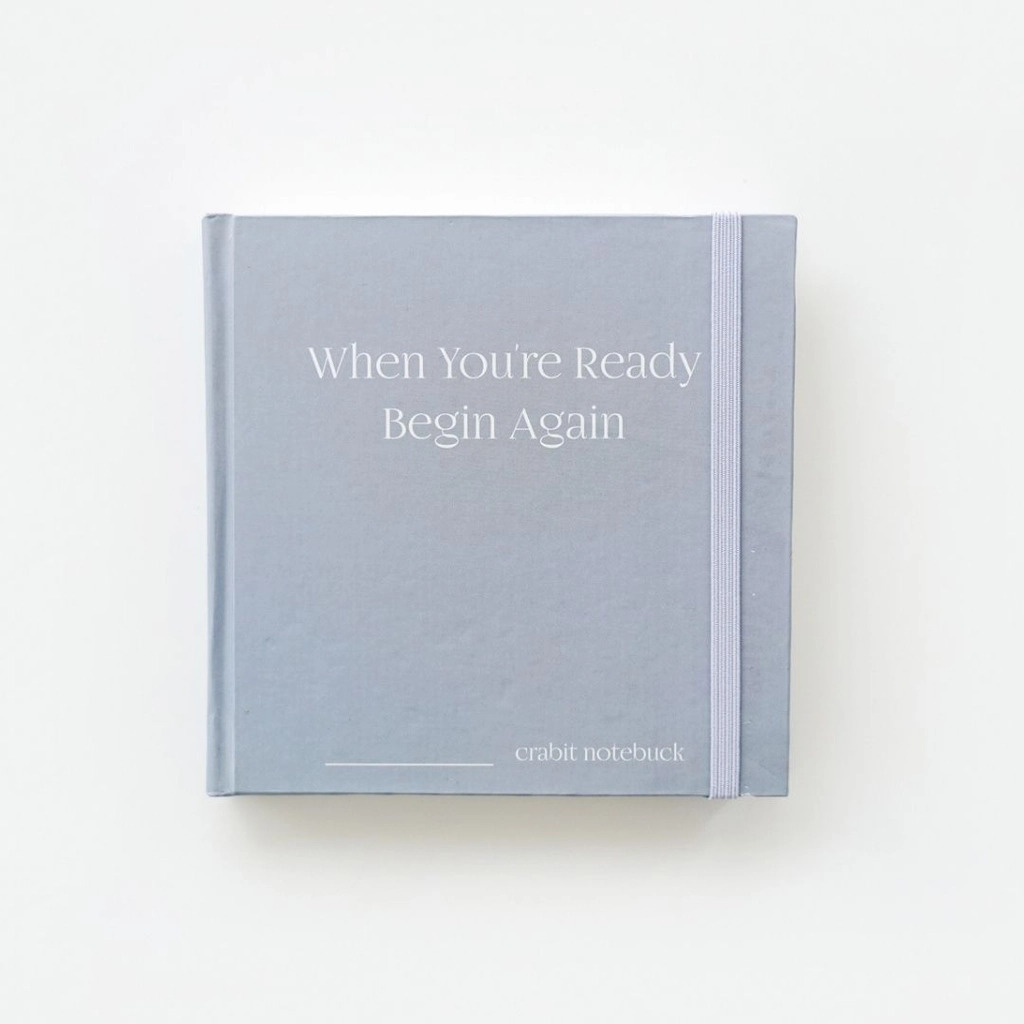 Sổ vuông crabit grid tím 130gsm 144 trang - sổ tay ghi chép, bullet journal