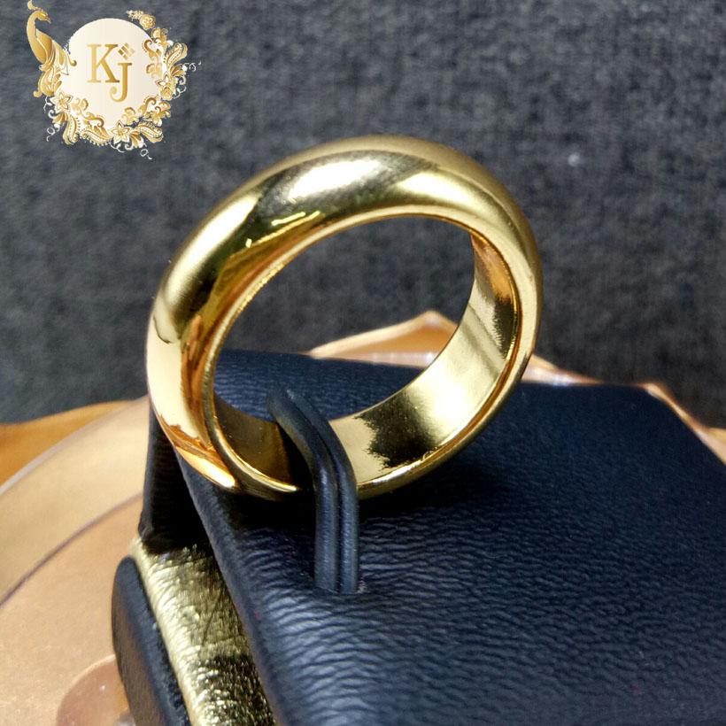 Nhẫn Cưới Loại Hai Chỉ Mạ Vàng 24K - Hình Thật - Videos Thật- MS: 006.30.08