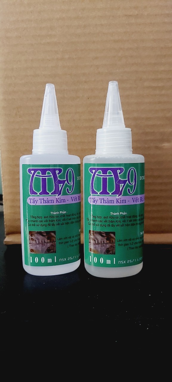 Tẩy Thâm Kim, Vết Ố, Vết Rỉ Sét Trên Vải - M79 2 Chai