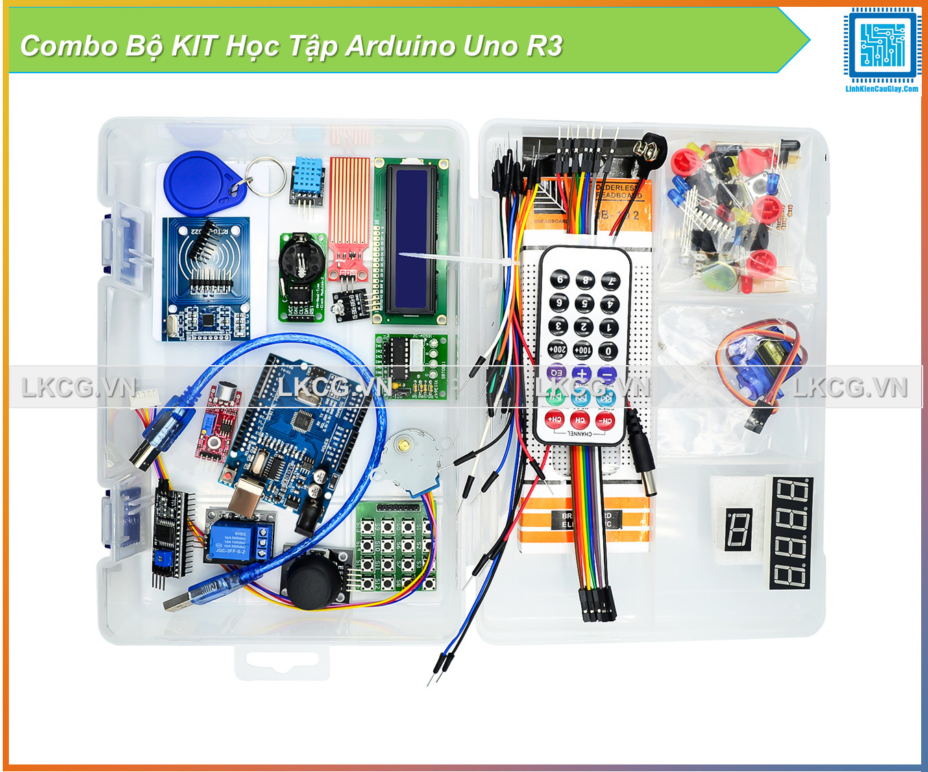 Combo bộ kit học tập arduino uno r3