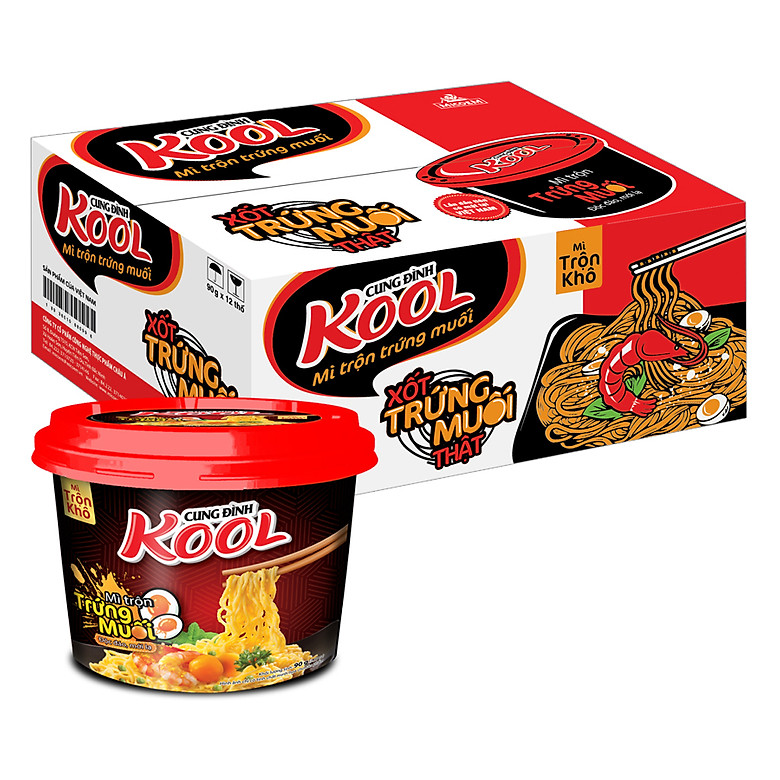 MỘT THÙNG MÌ TRỨNG MUỐI CUNG ĐÌNH KOOL