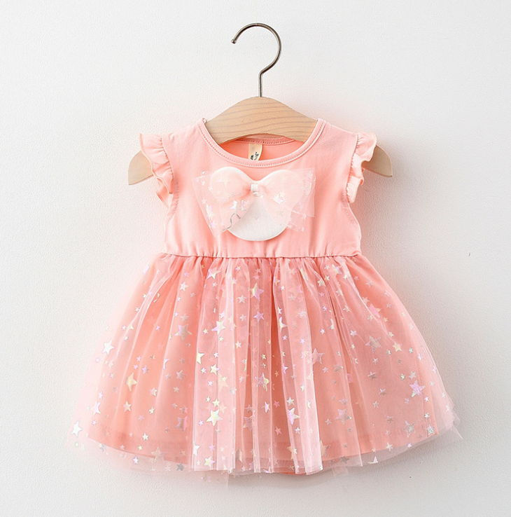 Váy/ đầm bé gái, váy công chúa cho bé gái cánh tiên voan 3 lớp siêu cute