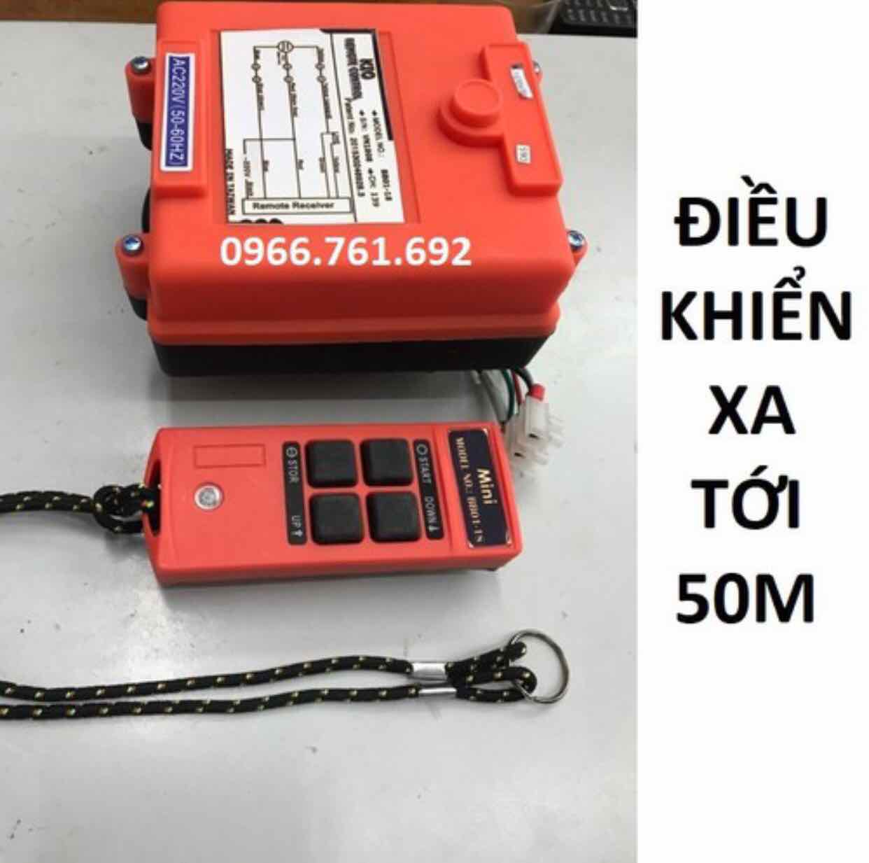Bộ điều khiển từ xa lắp cho máy tời treo - bộ điều khiển từ xa