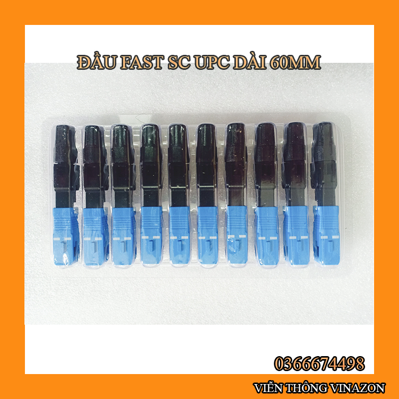 Đầu kết nối quang hộp 10 đầu nối nhanh SC/UPC Fast Connector