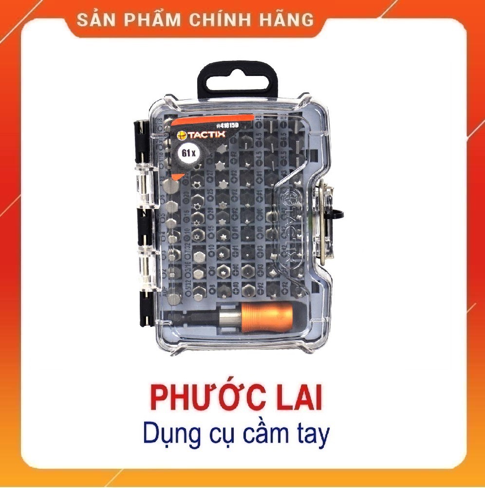 Bộ tua vít 61 chi tiết tactix418159
