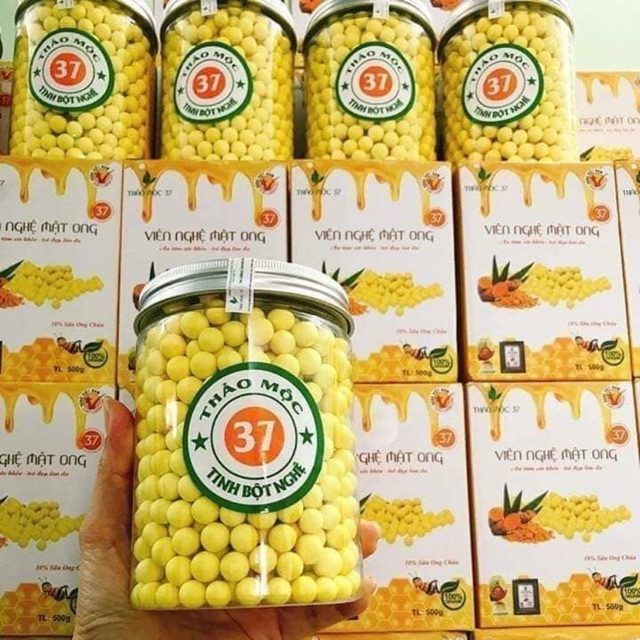 🐝viên nghệ mật ong 37 🐝 - của thảo mộc 37