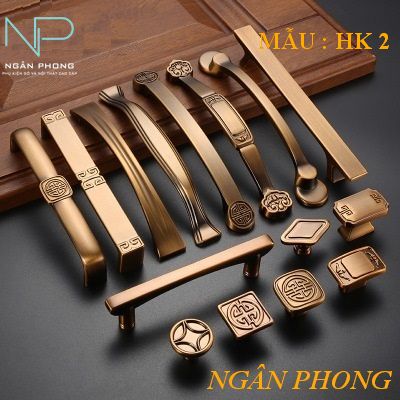 Tay nắm tủ màu đồng